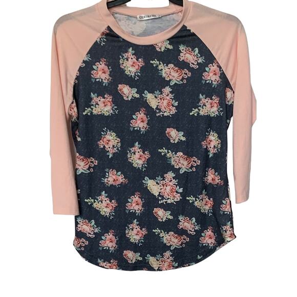 CEASIKERY LONG SLEEVE PULL-ON TOP, WOMENS, L, MULTICOLORED, RAGLAN SLEEVES - Picture 5 of 11